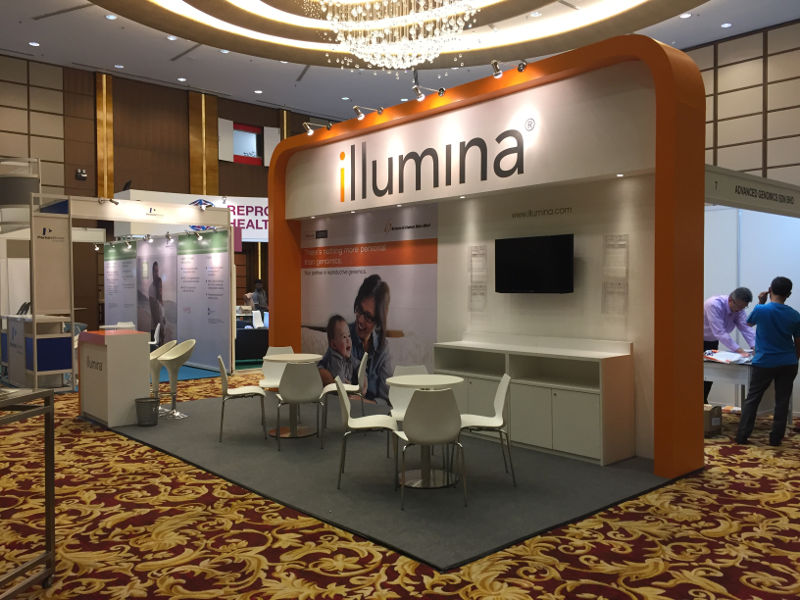 Carpentry Works for Illumina Booth and TV Rental